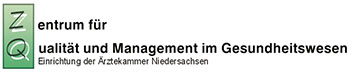 Logo: Zentrum für Qualität und Management im Gsundheitswesen